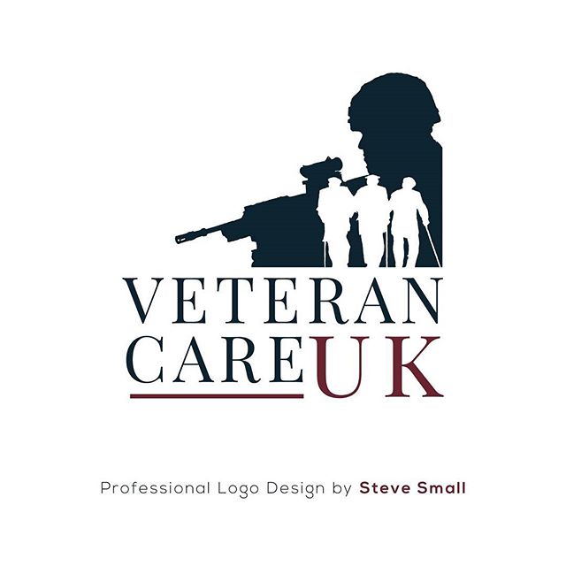 Steve Small Logo Design, The Tiny Creative Co branding design, charity logo design by Steve Small, military charity branding
